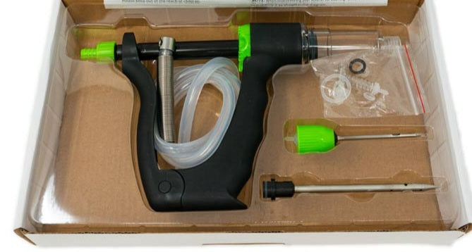 Halfautomatische vlees injector - Meat injector - Marinade Pekel injector gun zelf vullend