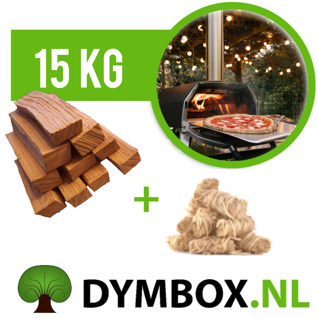 Pizzahout Ooni Beuk 15kg incl. aanmaakwokkels o.a. voor de Ooni Karu pizza oven