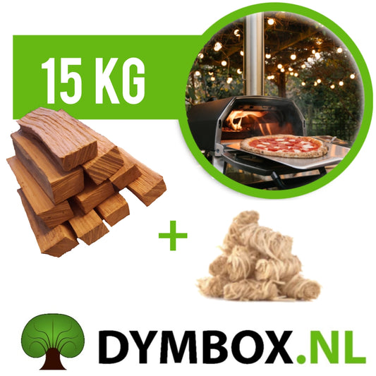 Pizzahout Ooni Beuk 15kg incl. aanmaakwokkels o.a. voor de Ooni Karu pizza oven